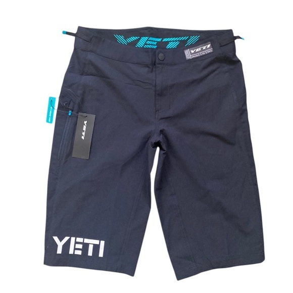 Yeti NWT Shorts Men's Athletic Enduro Racing Short Black - Picture 8 of 13